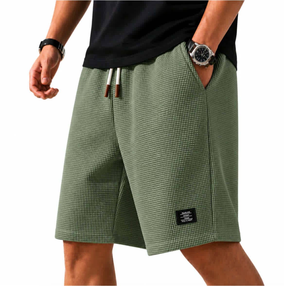 Laurent | Bermudas Capri Waffle