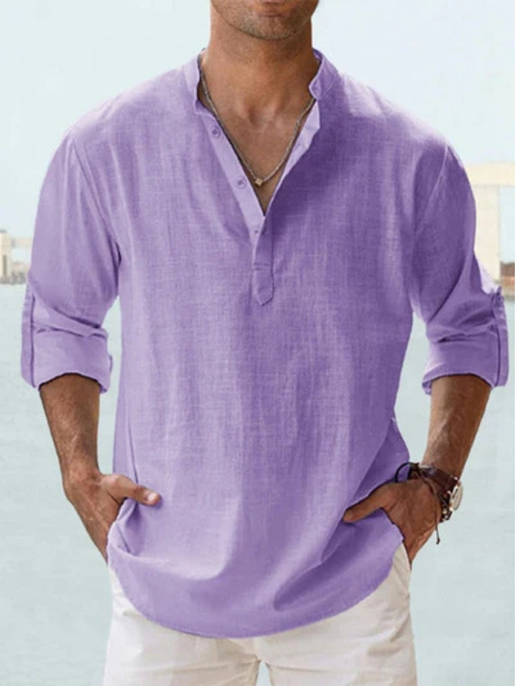 Laurent | Camisa de lino transpirable