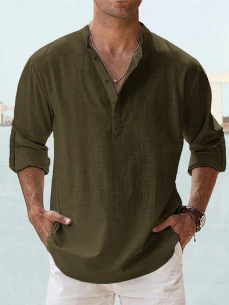 Laurent | Camisa de lino transpirable