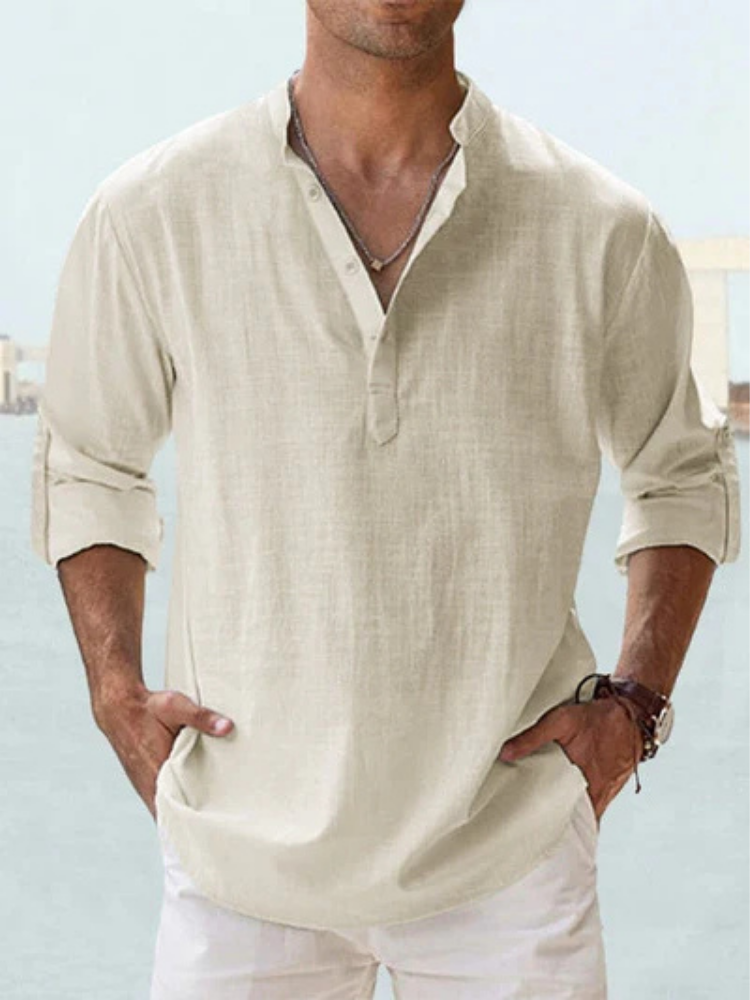 Laurent | Camisa de lino transpirable
