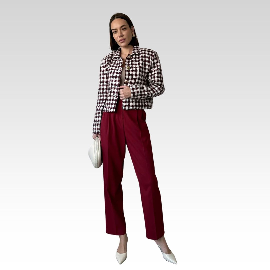 Laurent| Pantalón de traje clásico versatil slim-fit