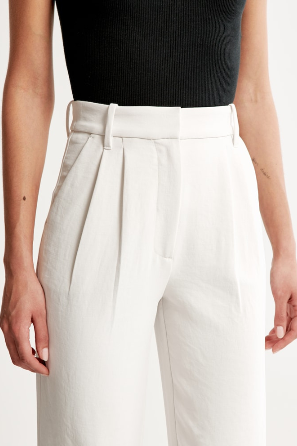Laurent | Pantalones de corte sastre de pierna ancha