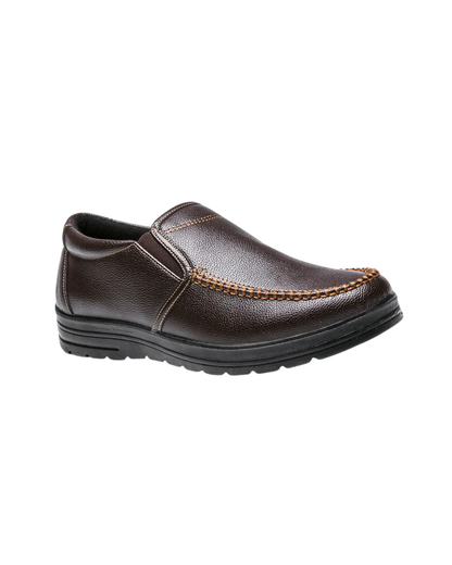 Zapatos casuales de cuero sin cordones