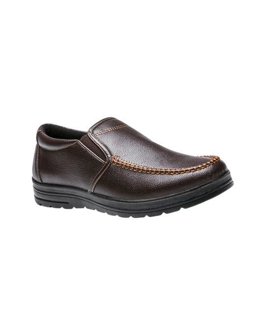 Zapatos casuales de cuero sin cordones