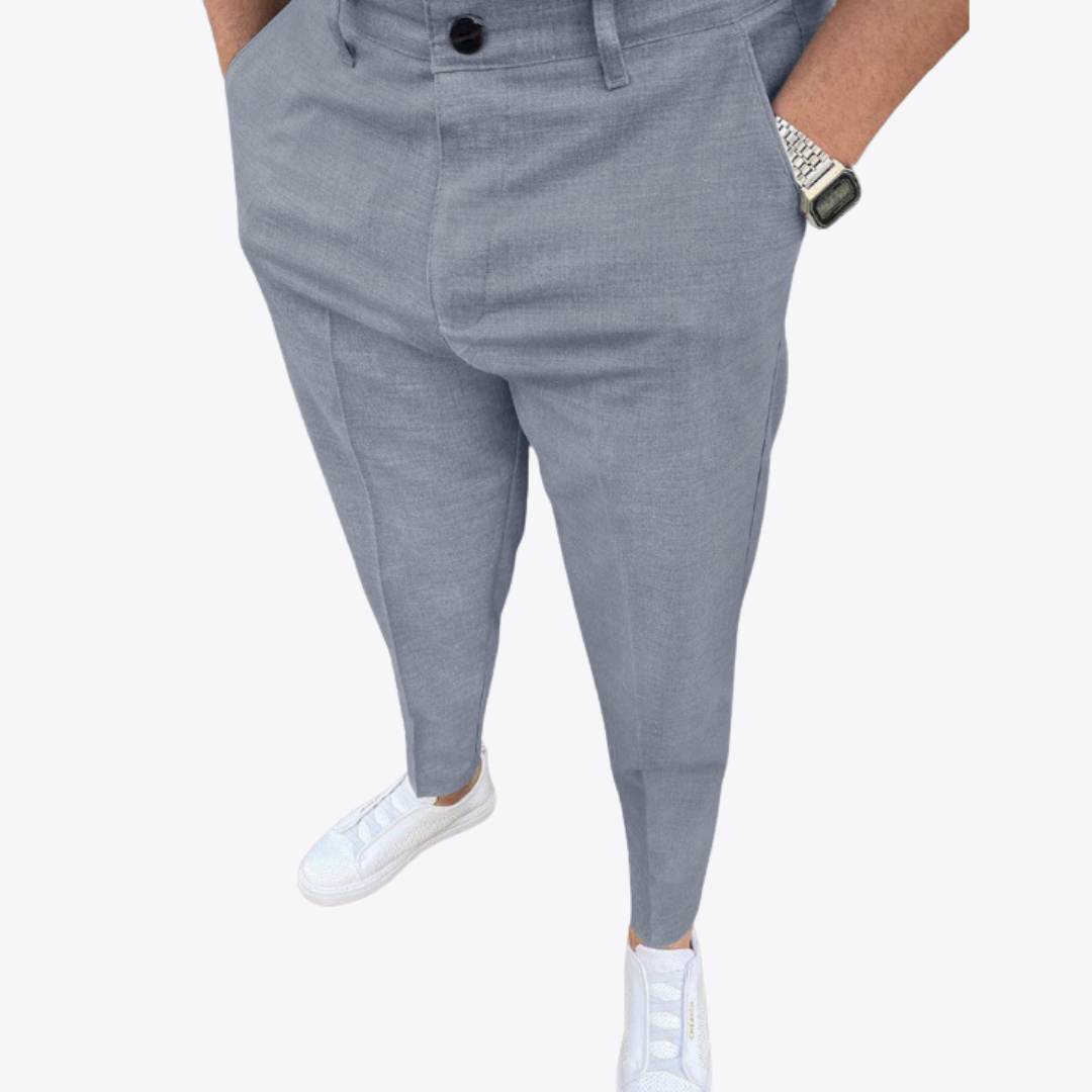 Laurent | Pantalones casuales de corte ajustado