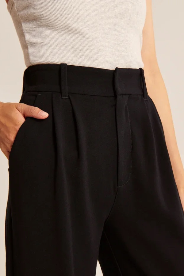 Laurent | Pantalones de corte sastre de pierna ancha