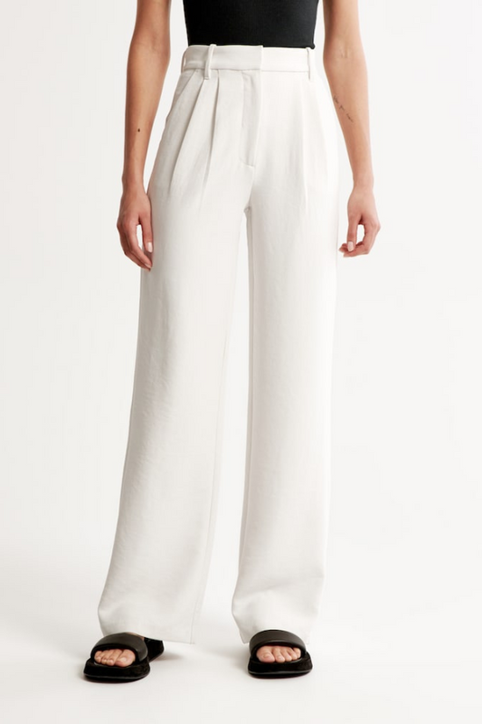 Laurent | Pantalones de corte sastre de pierna ancha