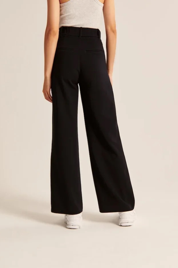 Laurent | Pantalones de corte sastre de pierna ancha