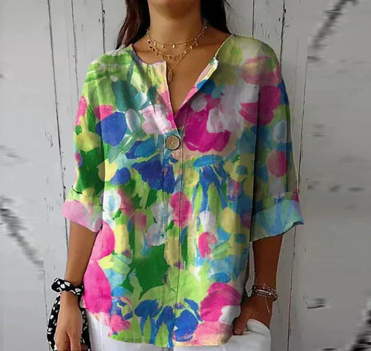 Laurent| Blusa vintage francesa
