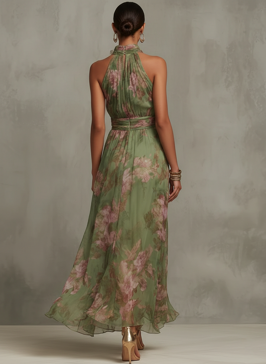 Sofía | Elegante vestido de verano con estampado floral