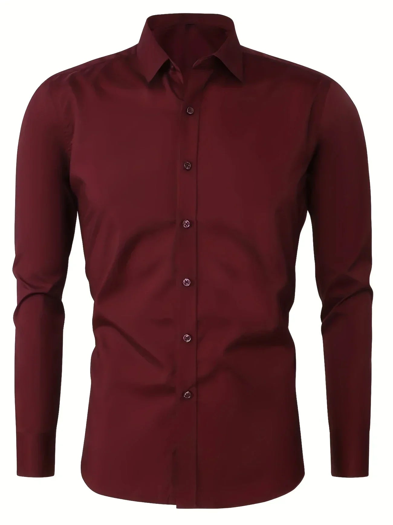 Laurent| Camisa de vestir de manga larga con botones