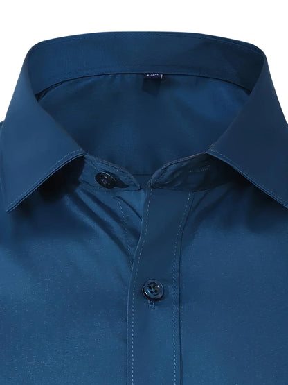 Laurent| Camisa de vestir de manga larga con botones