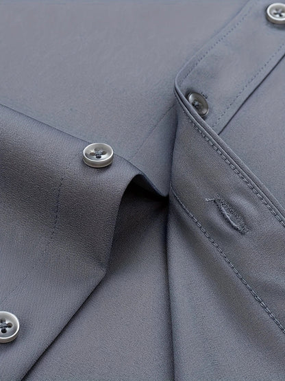Laurent| Camisa de vestir de manga larga con botones