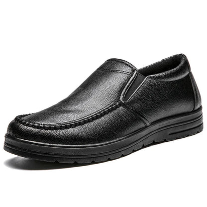 Zapatos casuales de cuero sin cordones