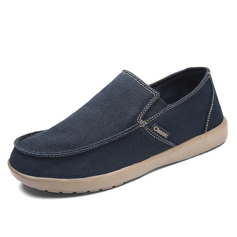Zapatos elegantes de lona sin cordones