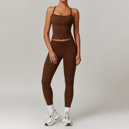 Laurent | Conjunto de top y leggings