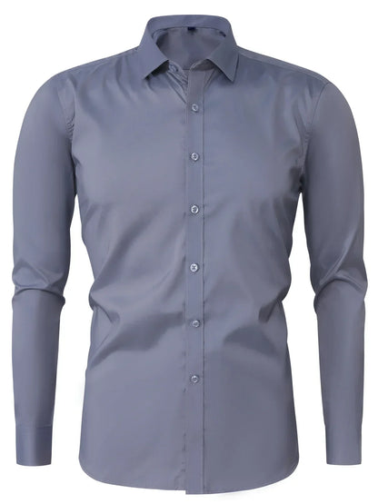 Laurent| Camisa de vestir de manga larga con botones