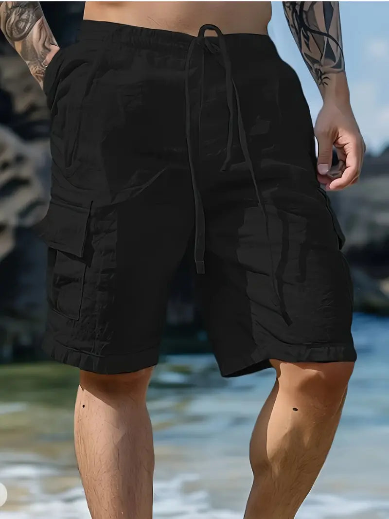 Laurent | Pantalones cortos transpirables con cintura elástica
