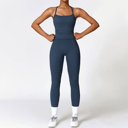Laurent | Conjunto de top y leggings