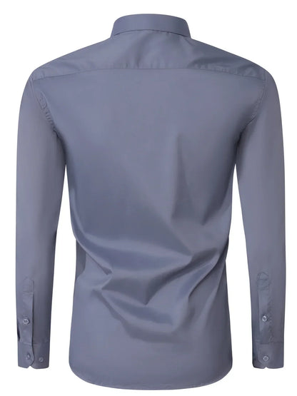 Laurent| Camisa de vestir de manga larga con botones