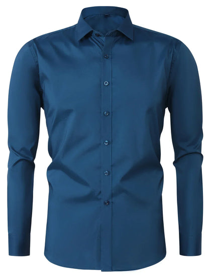 Laurent| Camisa de vestir de manga larga con botones