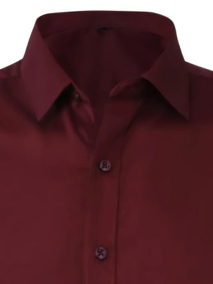 Laurent| Camisa de vestir de manga larga con botones