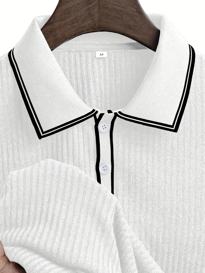 Laurent | Elegante polo de manga corta