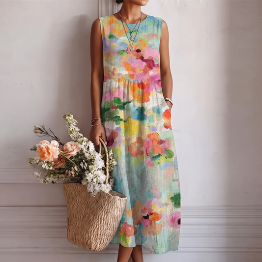 Karla™ | Vestido Midi Multicolor Elegante
