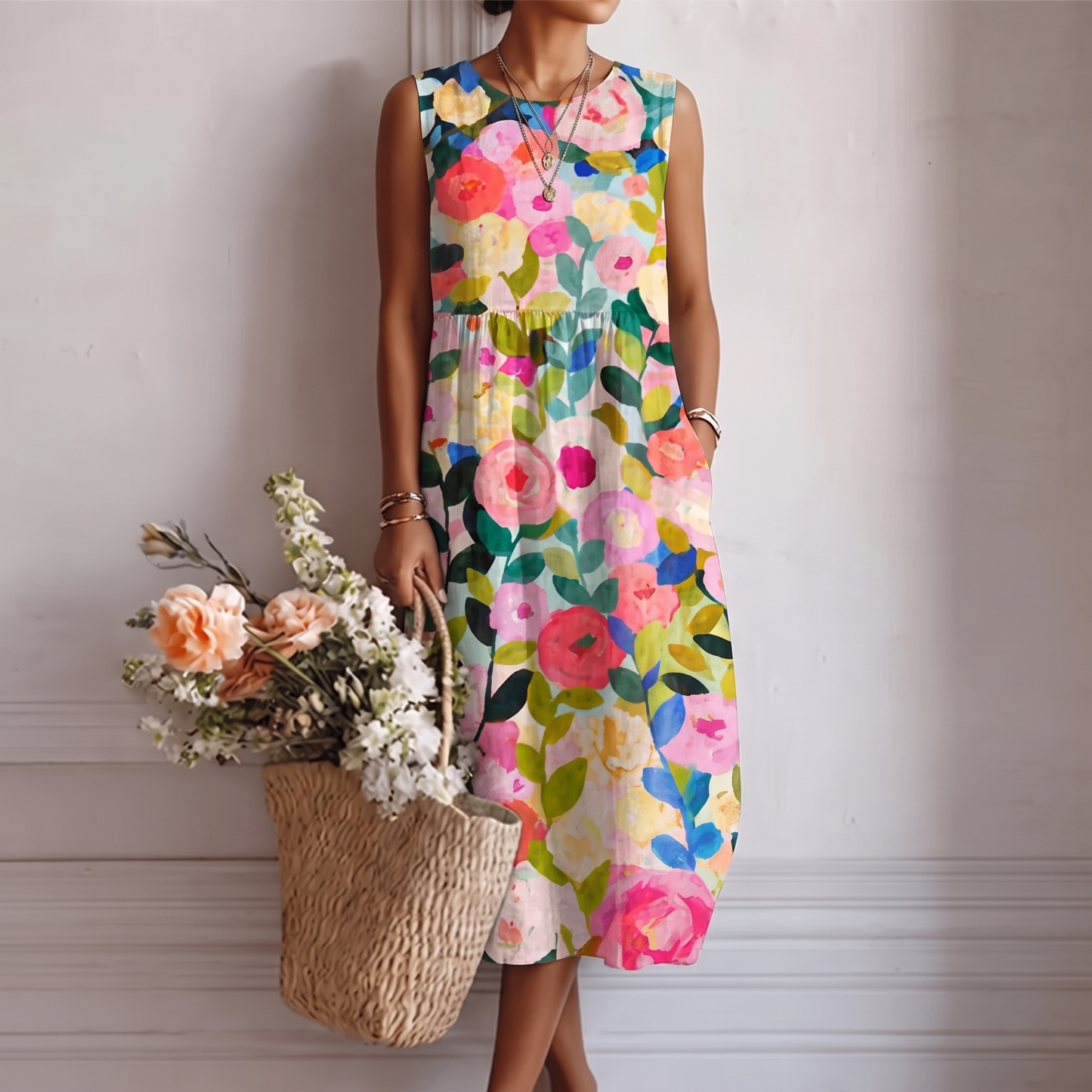 Nanna™ | Vestido Midi de Diario