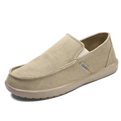 Zapatos elegantes de lona sin cordones