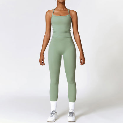 Laurent | Conjunto de top y leggings