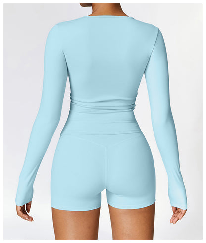 Laurent | Conjunto de manga larga y shorts