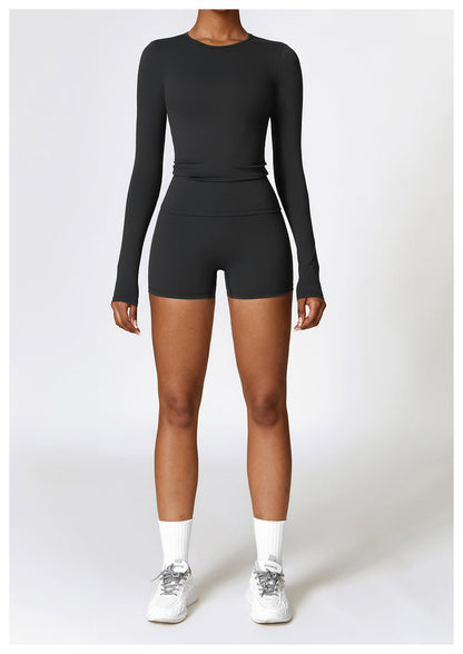 Laurent | Conjunto de manga larga y shorts