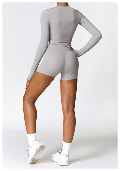 Laurent | Conjunto de manga larga y shorts