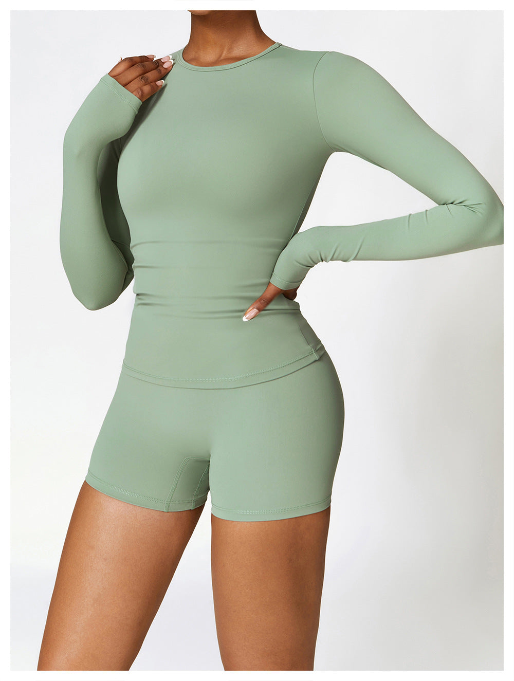 Laurent | Conjunto de manga larga y shorts