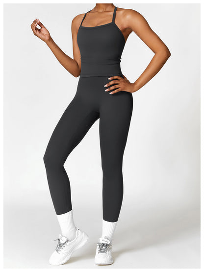 Laurent | Conjunto de top y leggings