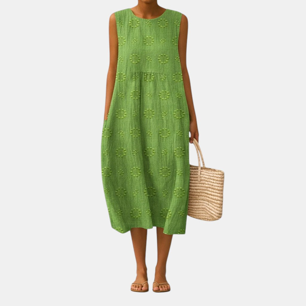 Olivia™ | Vestido Midi Brisa de Diario