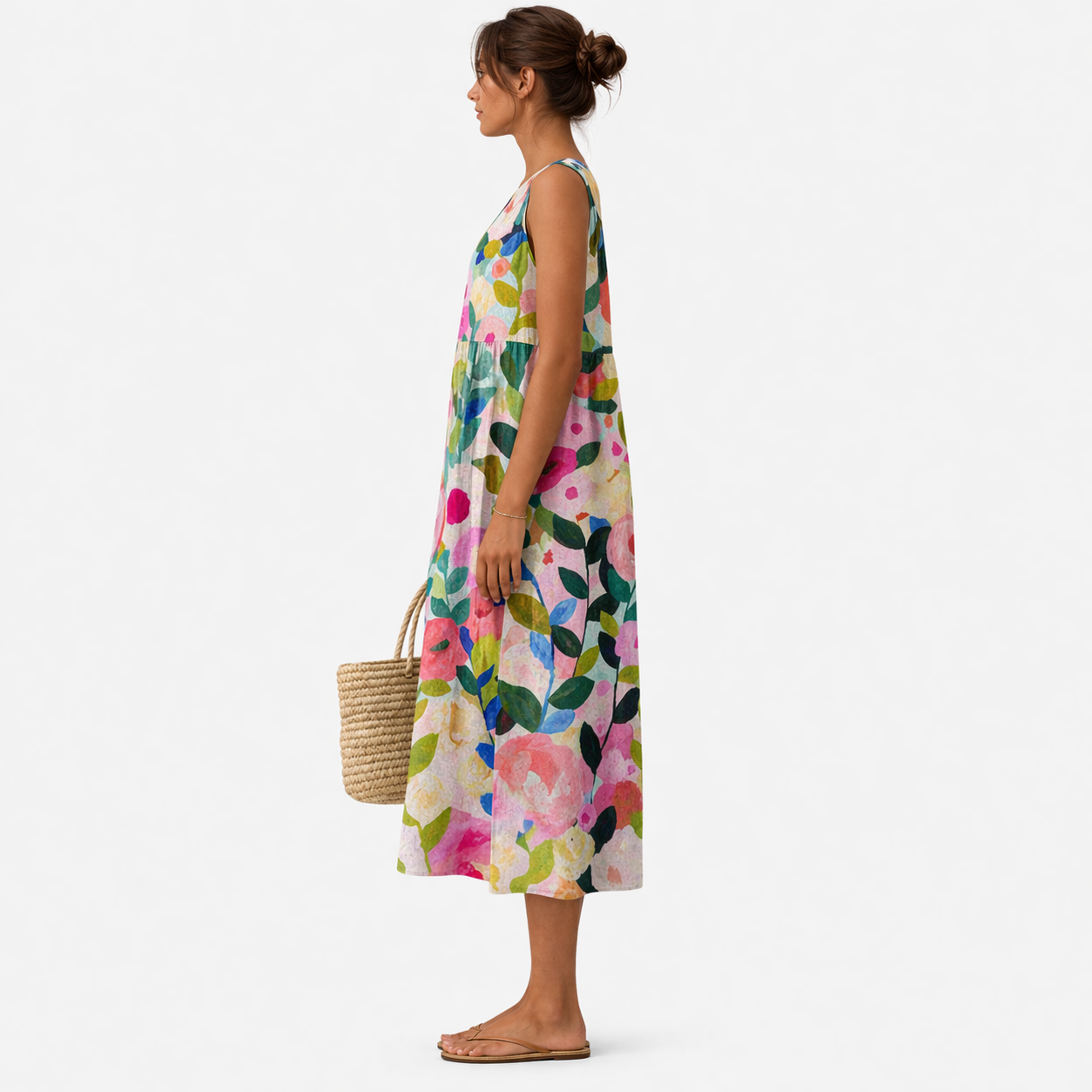 Nanna™ | Vestido Midi de Diario